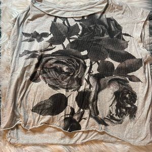 Allsaints rose large t shirt